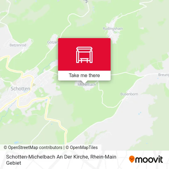 Карта Schotten-Michelbach An Der Kirche
