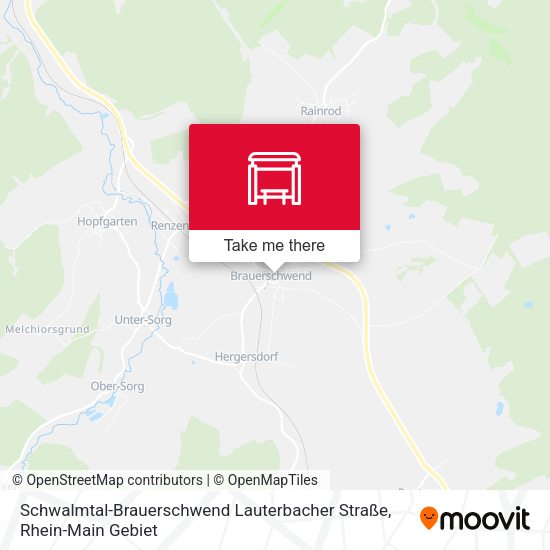Schwalmtal-Brauerschwend Lauterbacher Straße map