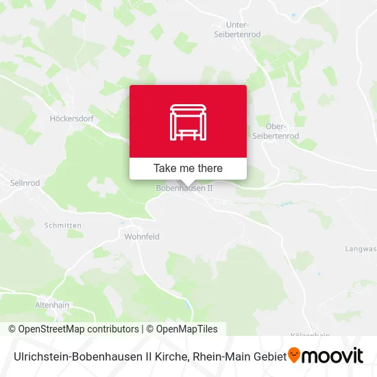 Карта Ulrichstein-Bobenhausen II Kirche