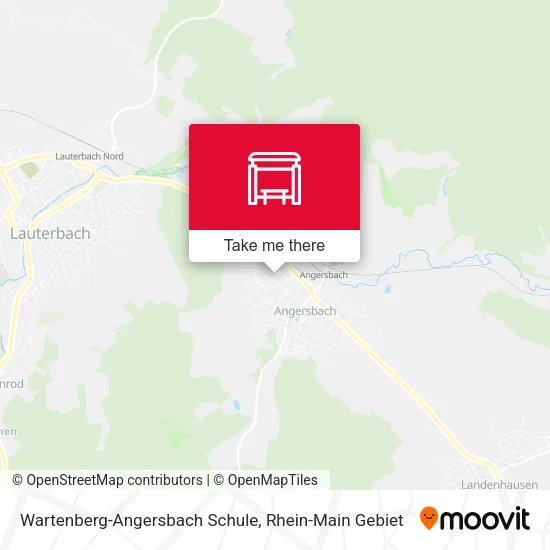 Карта Wartenberg-Angersbach Schule