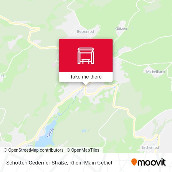 Schotten Gederner Straße map