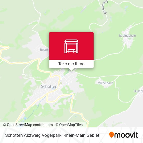 Карта Schotten Abzweig Vogelpark