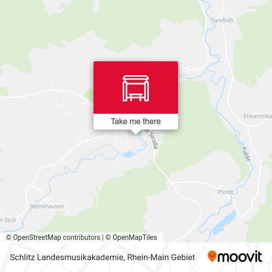 Schlitz Landesmusikakademie map