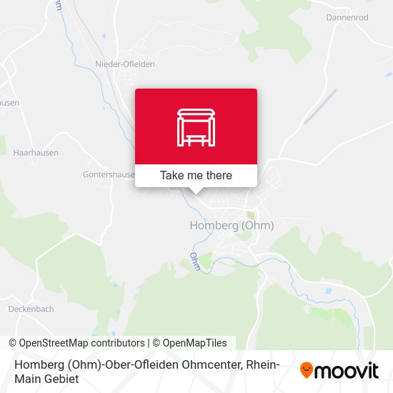 Homberg (Ohm)-Ober-Ofleiden Ohmcenter map