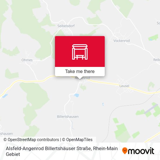 Карта Alsfeld-Angenrod Billertshäuser Straße