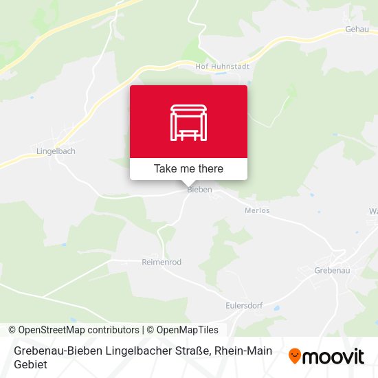 Grebenau-Bieben Lingelbacher Straße map