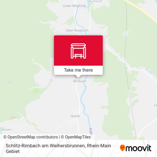 Schlitz-Rimbach am Weihersbrunnen map