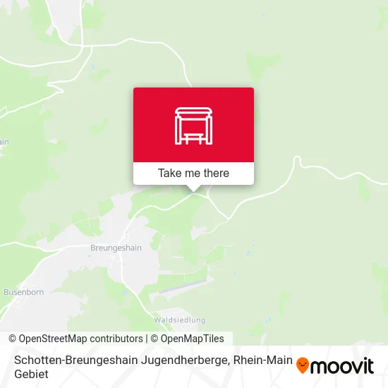 Карта Schotten-Breungeshain Jugendherberge