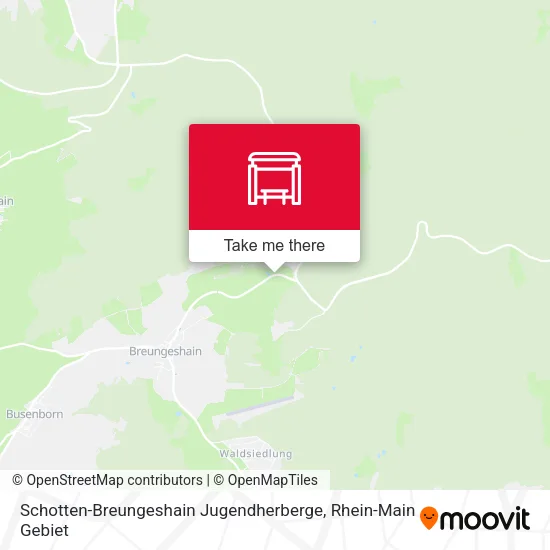 Карта Schotten-Breungeshain Jugendherberge