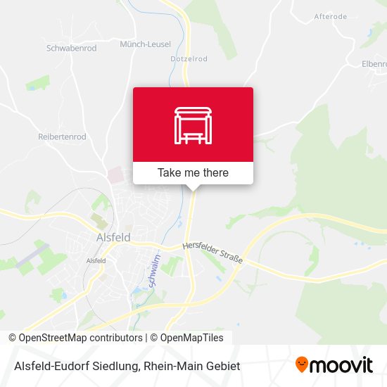 Карта Alsfeld-Eudorf Siedlung