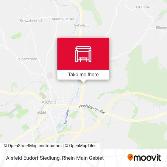 Карта Alsfeld-Eudorf Siedlung