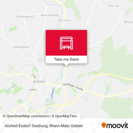 Карта Alsfeld-Eudorf Siedlung