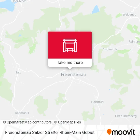 Карта Freiensteinau Salzer Straße