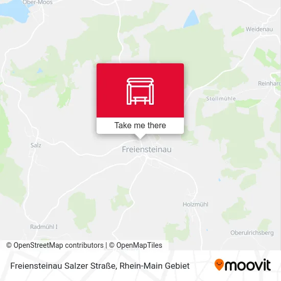 Карта Freiensteinau Salzer Straße