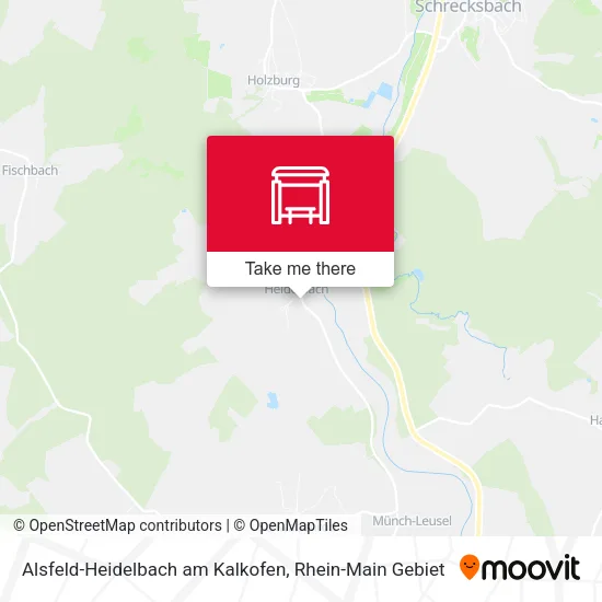 Карта Alsfeld-Heidelbach am Kalkofen