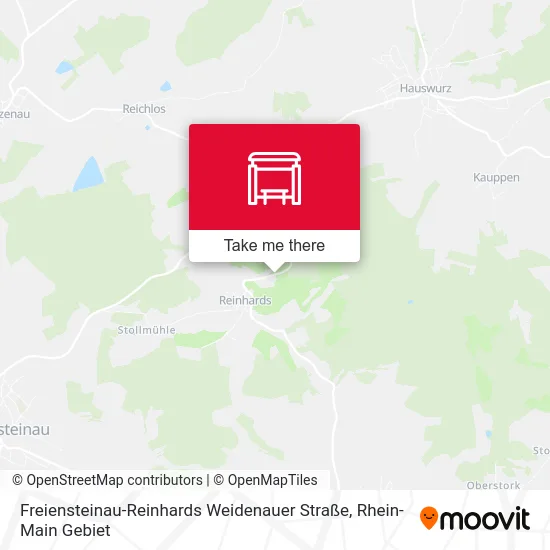 Карта Freiensteinau-Reinhards Weidenauer Straße