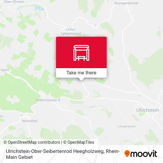 Ulrichstein-Ober-Seibertenrod Heegholzweg map