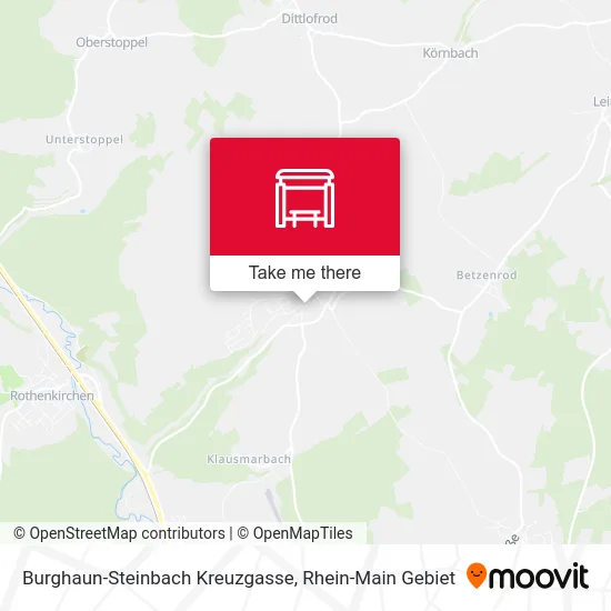 Карта Burghaun-Steinbach Kreuzgasse
