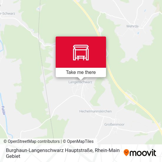 Burghaun-Langenschwarz Hauptstraße map