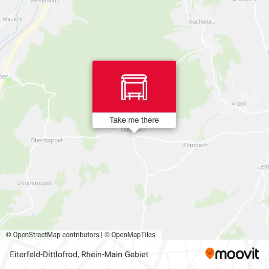 Карта Eiterfeld-Dittlofrod