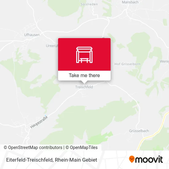 Карта Eiterfeld-Treischfeld