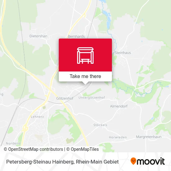 Карта Petersberg-Steinau Hainberg