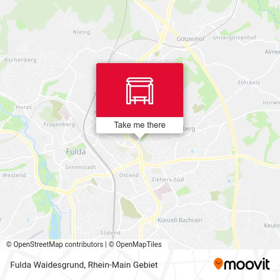 Карта Fulda Waidesgrund