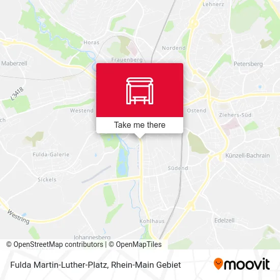 Карта Fulda Martin-Luther-Platz
