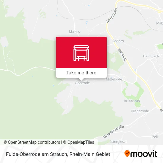 Карта Fulda-Oberrode am Strauch