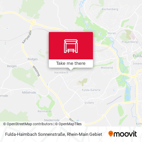 Fulda-Haimbach Sonnenstraße map