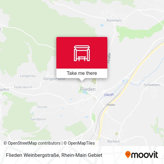 Flieden Weinbergstraße map