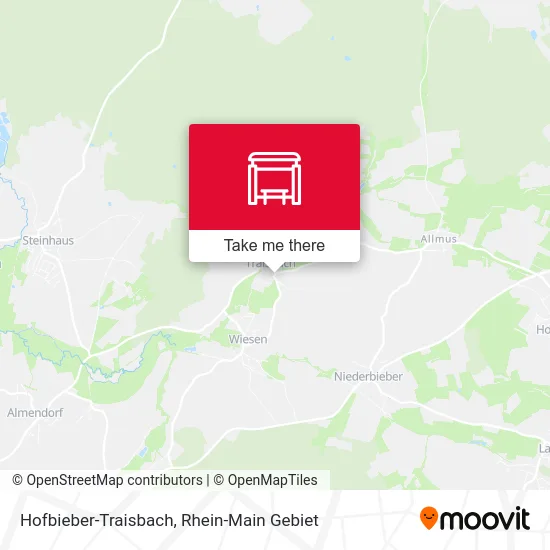 Карта Hofbieber-Traisbach