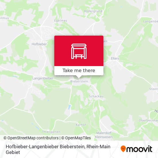 Hofbieber-Langenbieber Bieberstein map