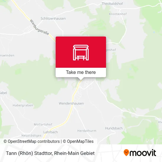 Карта Tann (Rhön) Stadttor