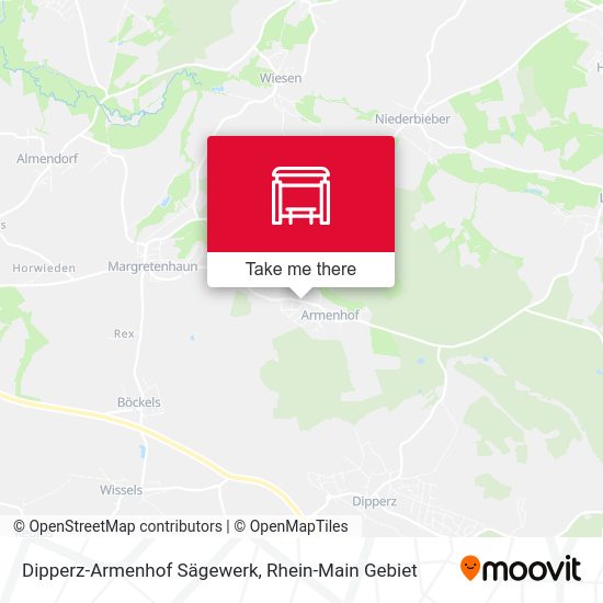 Dipperz-Armenhof Sägewerk map