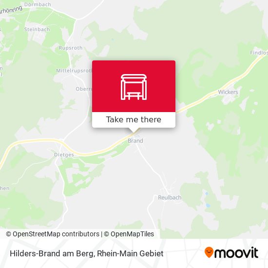 Hilders-Brand am Berg map