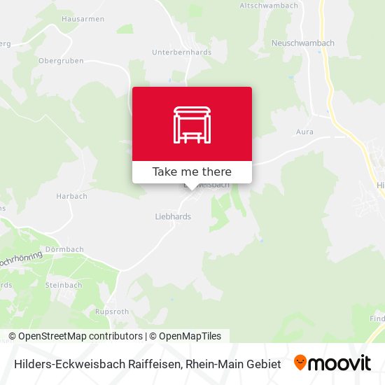 Hilders-Eckweisbach Raiffeisen map