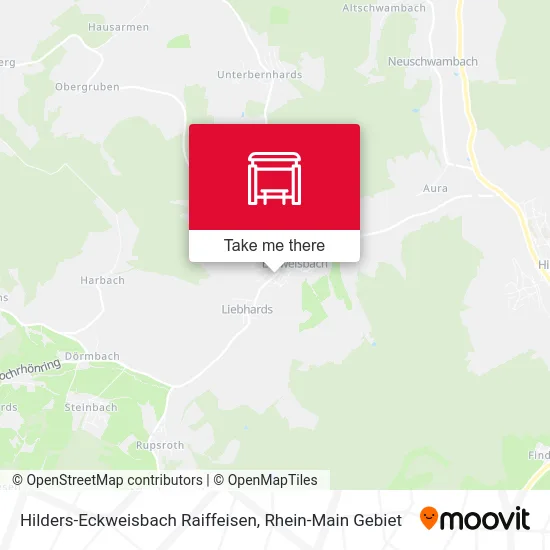 Карта Hilders-Eckweisbach Raiffeisen