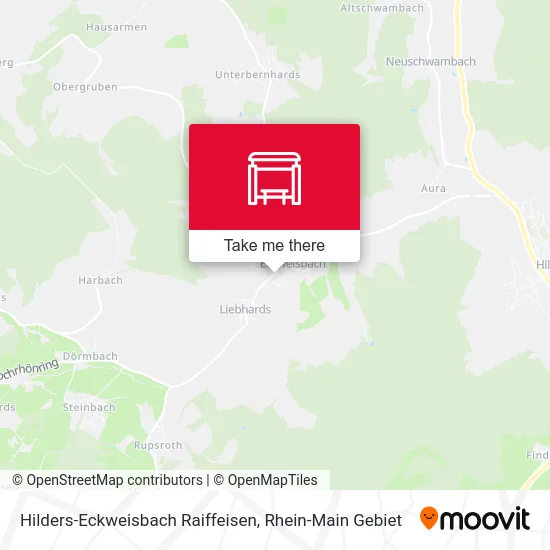 Карта Hilders-Eckweisbach Raiffeisen