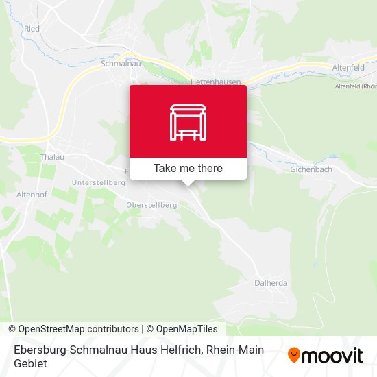 Ebersburg-Schmalnau Haus Helfrich map