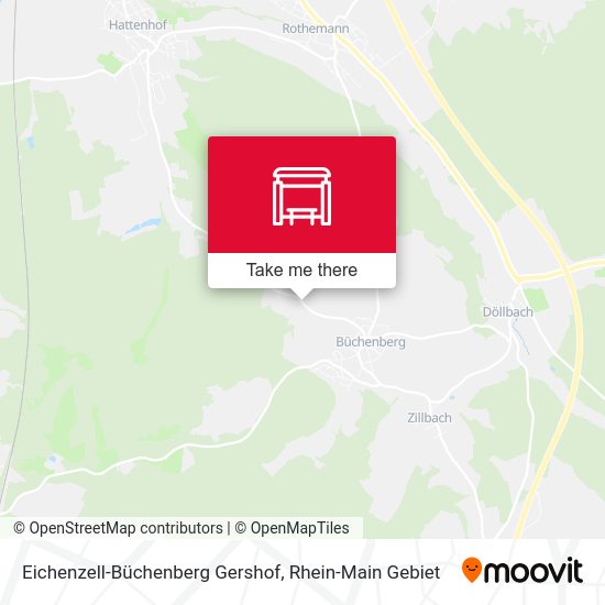 Eichenzell-Büchenberg Gershof map