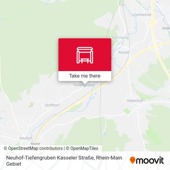 Neuhof-Tiefengruben Kasseler Straße map