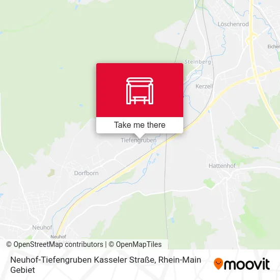 Карта Neuhof-Tiefengruben Kasseler Straße