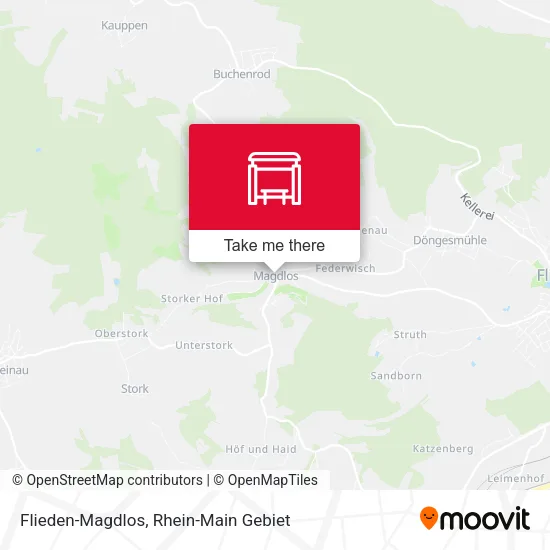 Карта Flieden-Magdlos