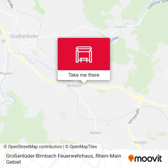 Карта Großenlüder-Bimbach Feuerwehrhaus