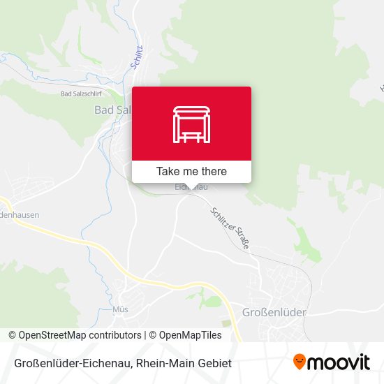 Карта Großenlüder-Eichenau