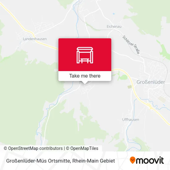 Карта Großenlüder-Müs Ortsmitte