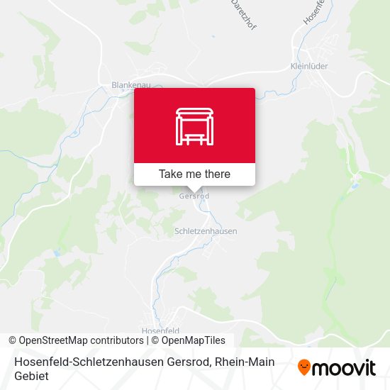 Hosenfeld-Schletzenhausen Gersrod map