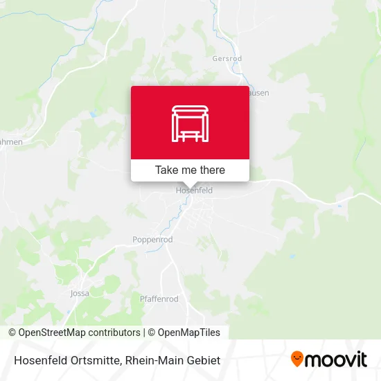 Карта Hosenfeld Ortsmitte