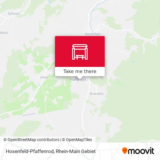 Hosenfeld-Pfaffenrod map